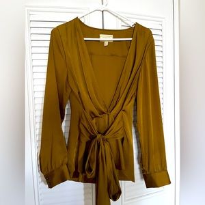 Anthropologie Moulinette Soeurs Brynne Wrap Blouse